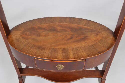 FINE AND MOST UNUSUAL LATE 18TH CENTURY MAHOGANY TOILET TABLE - ADDITIONAL PHOTO 4