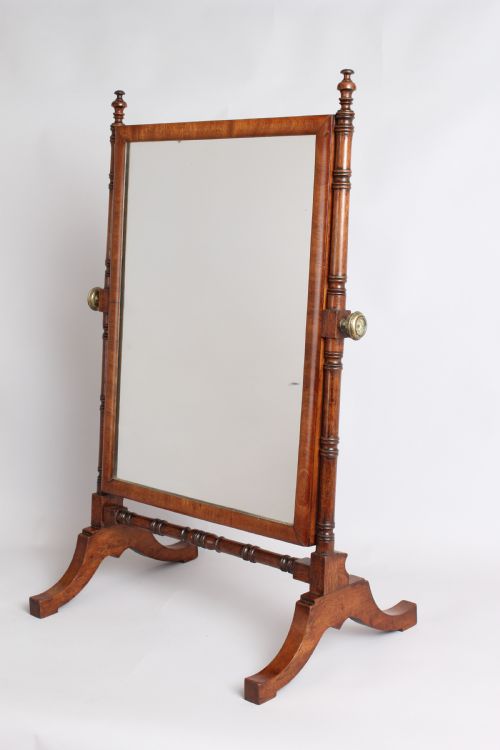 Mahogany Dressing Table Mirror of Cheval Form