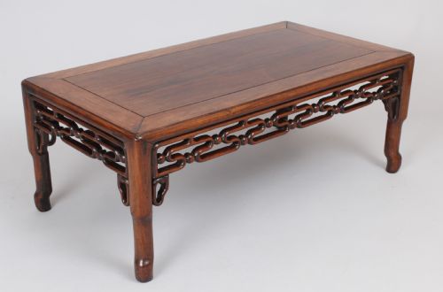 Late 19th Century Chinese Hardwood Tea/opium Table
