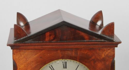 fig 2. A fine George IV period mahogany mantel / library clock