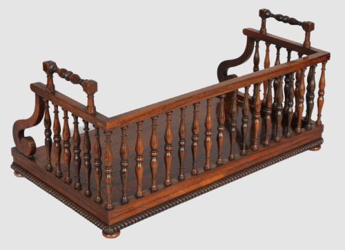 fig 1. Early 19th century rosewood book-carrier