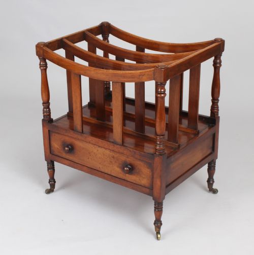 fig 1. Mahogany boat-shaped canterbury