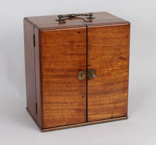 Early 19th Century Mahogany Apothecary Cabinet