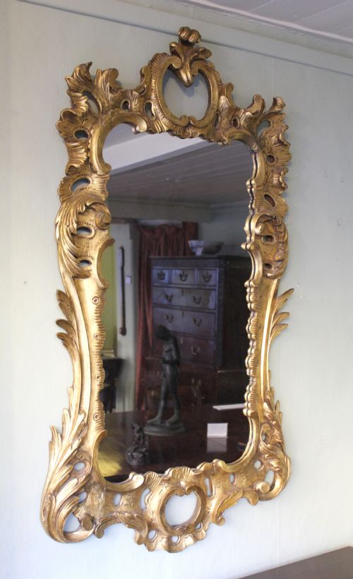 A Carved and Gilt Wood Mirror in the Manner of Matthias Lock (C1710 – 1765)