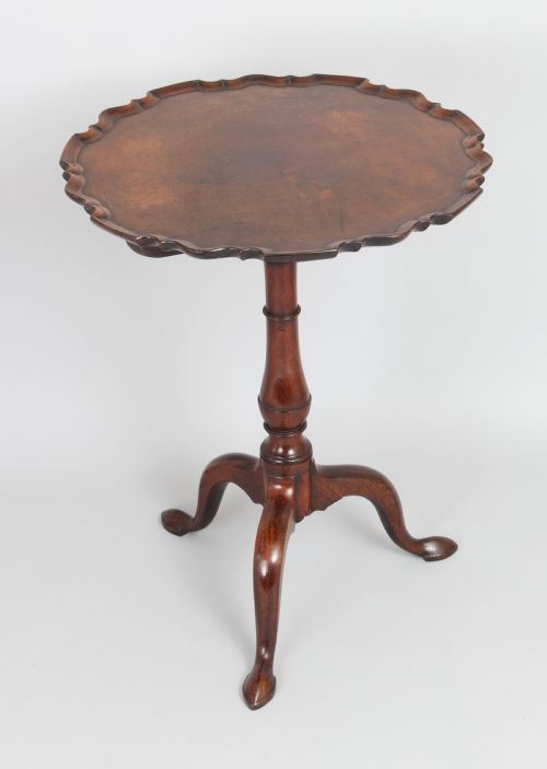 A George III Period Mahogany Tripod Table
