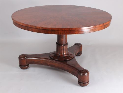 George IV Mahogany Pedestal Table