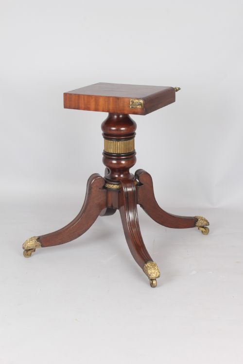 FINE REGENCY PERIOD MAHOGANY OVAL PEDESTAL BREAKFAST CENTRE TABLE - ADDITIONAL PHOTO 1