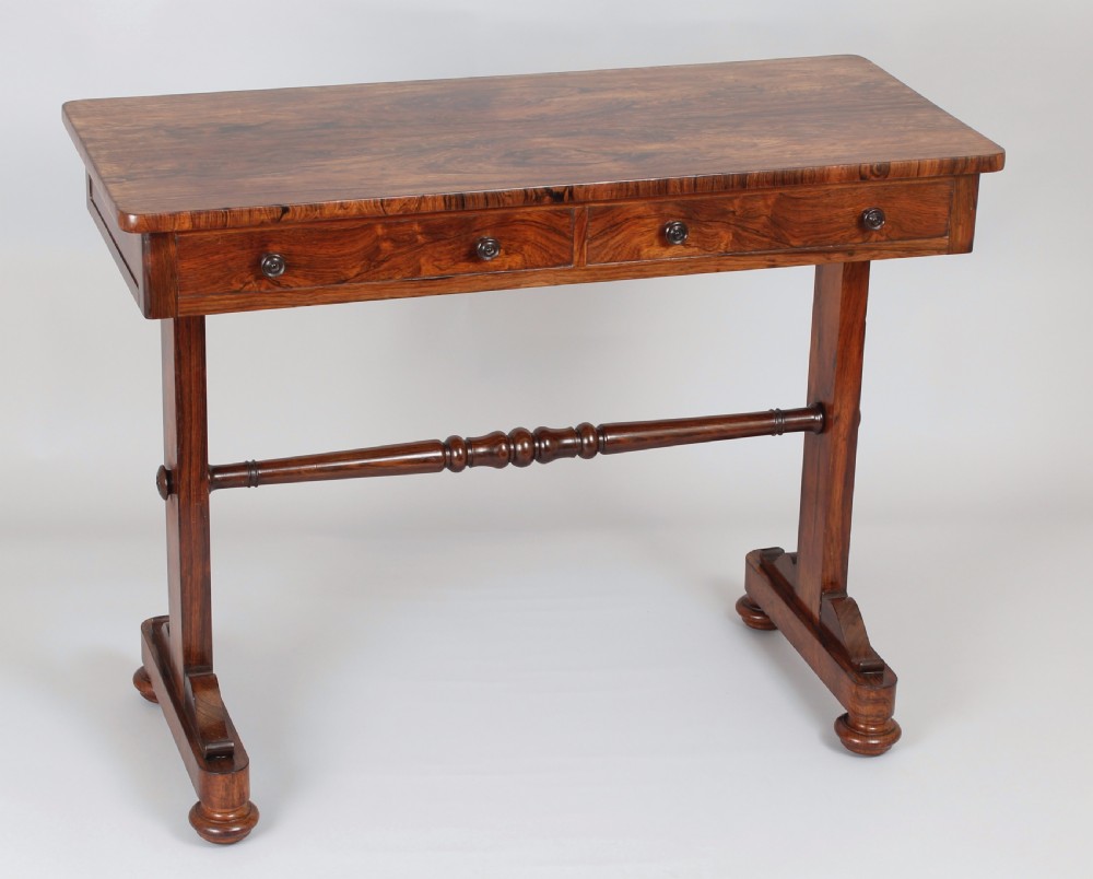 George IV Period Rosewood Small Side-table View V