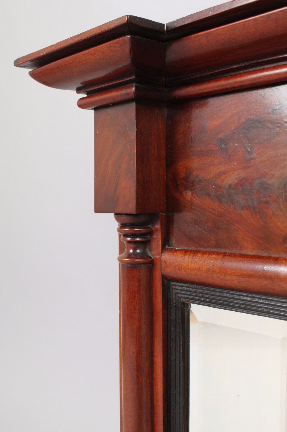 William IV Period Mahogany Overmantel Mirror View II