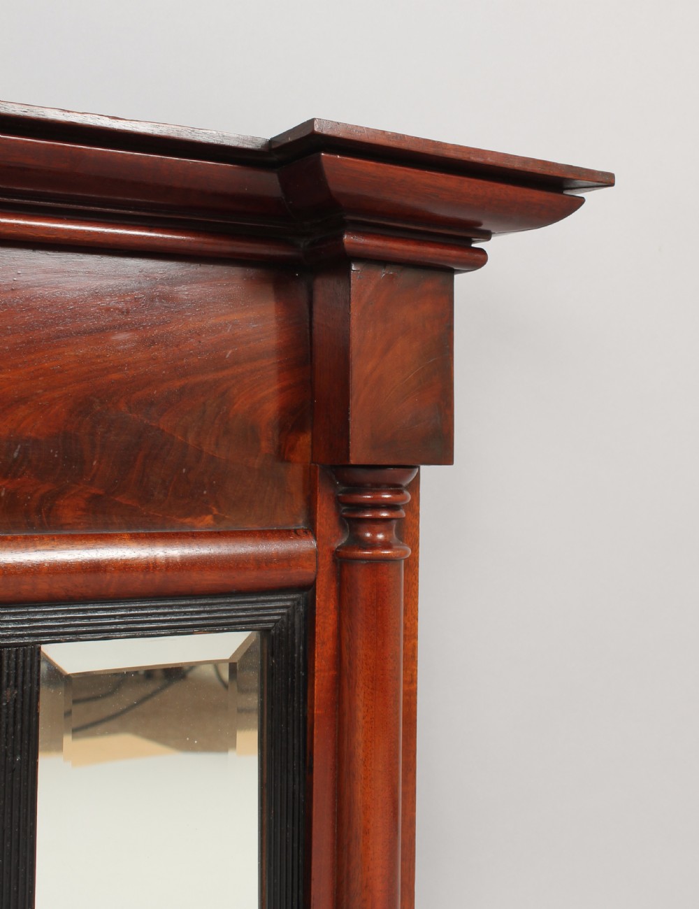 William IV Period Mahogany Overmantel Mirror View III