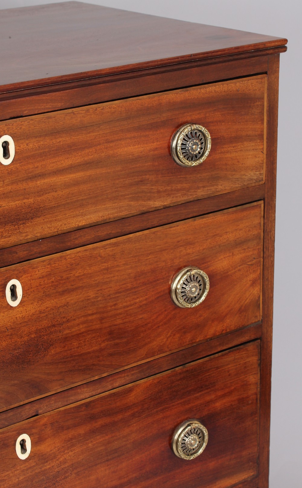 George III Period Mahogany Chest-of-drawers View II