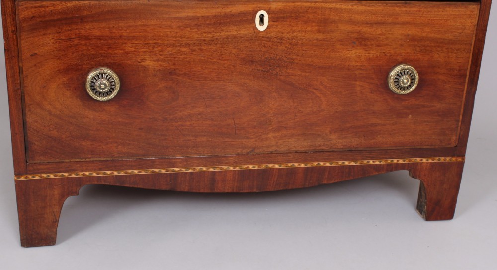 George III Period Mahogany Chest-of-drawers View III