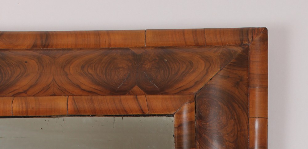 William and Mary Period Walnut Oyster-piece Mirror View III