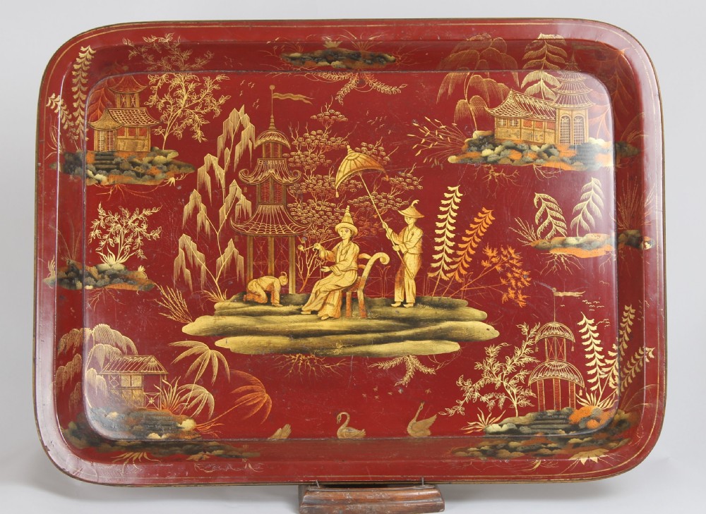 Fine Regency Papier-mâché Tray