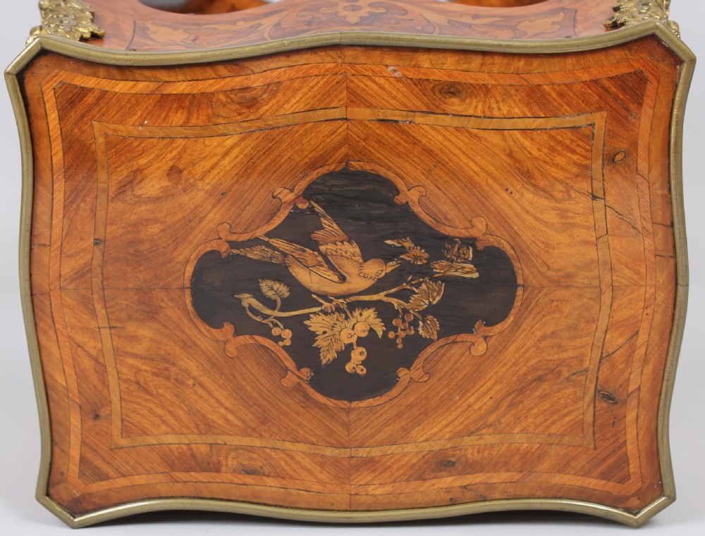Mid Nineteenth Century French Kingwood and Marquetry Table View II