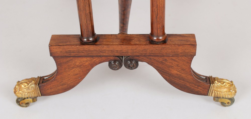 Fine and Rare George IV Period Rosewood Occasional Table View III