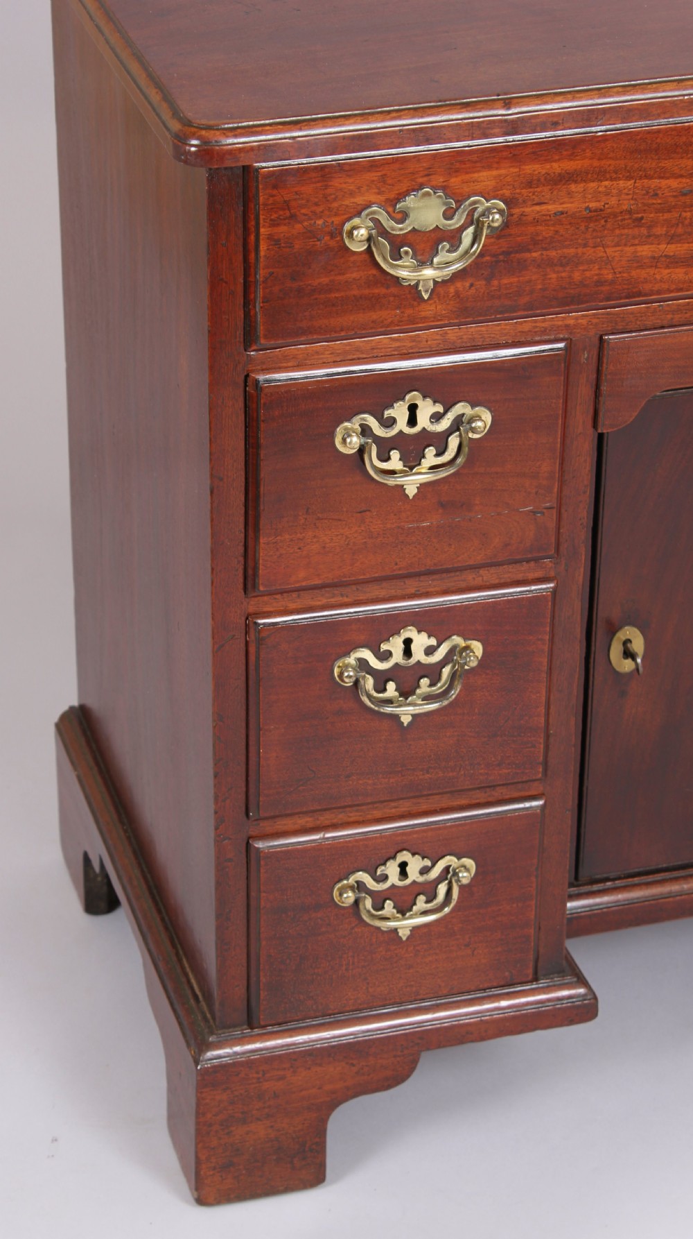 George II Period Mahogany Kneehole Dressing-table View II
