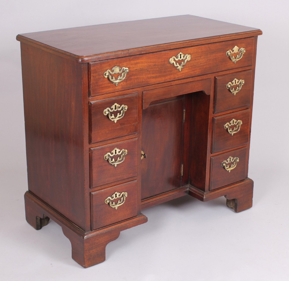 George II Period Mahogany Kneehole Dressing-table View III