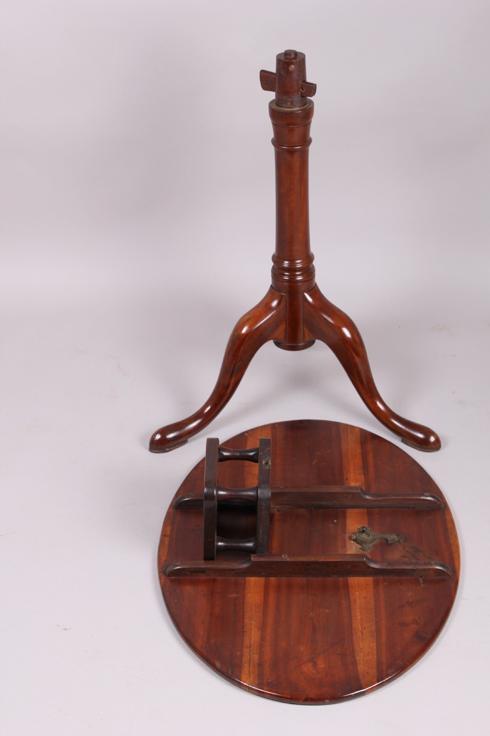 George III Period Fruitwood Tripod Table View III