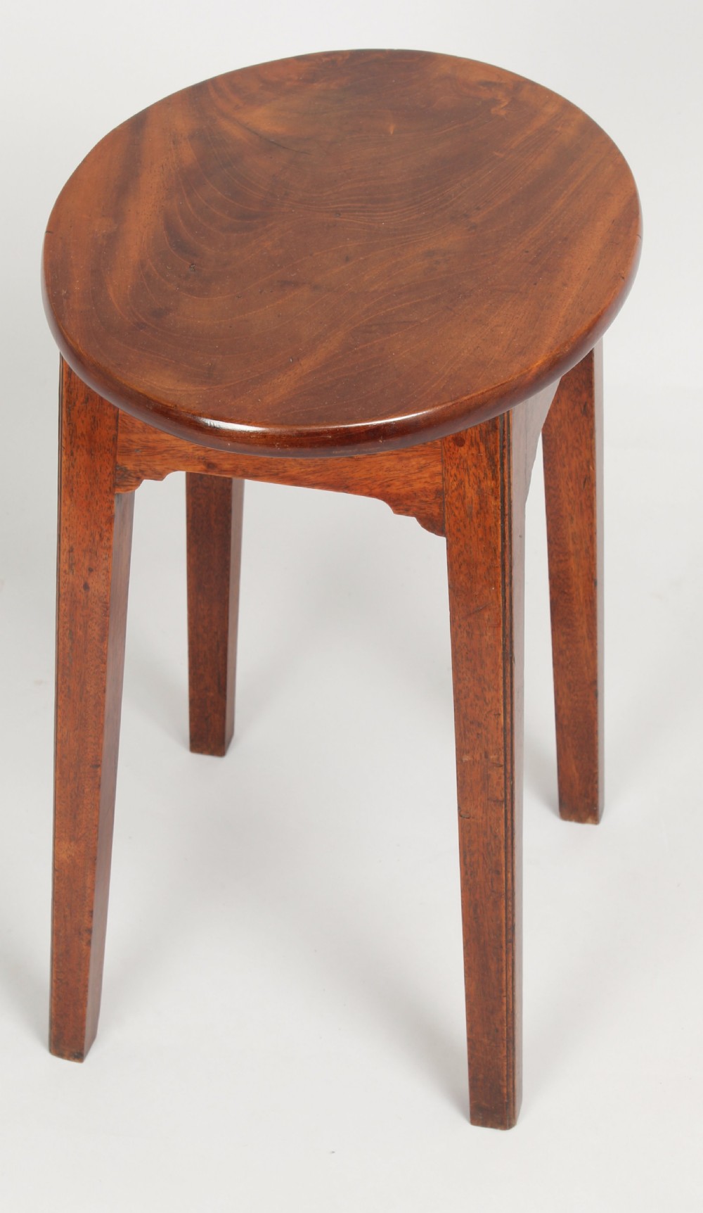 A simple George III Period Mahogany Stool 