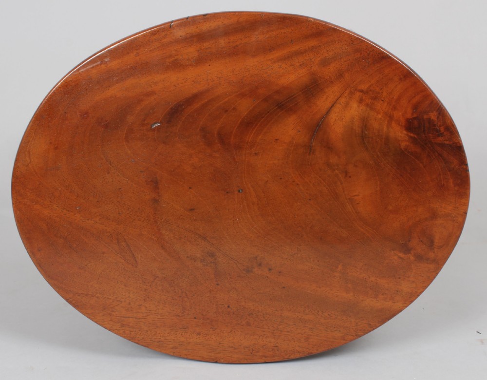 A simple George III Period Mahogany Stool  View II