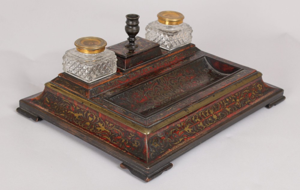 Fine Regency Period Boulle Standish