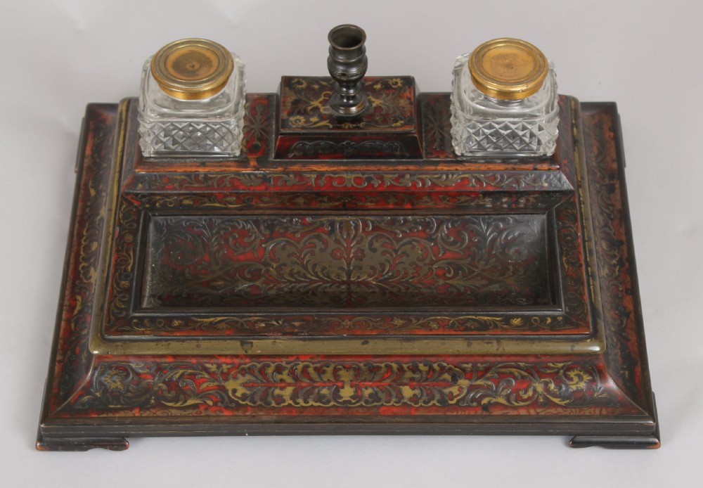 Fine Regency Period Boulle Standish View III