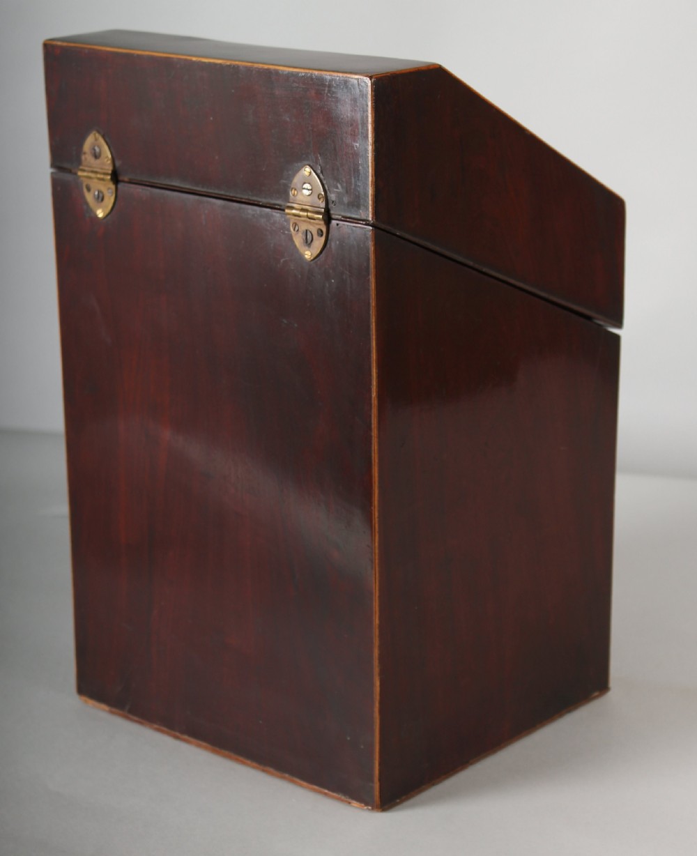 George III Period Mahogany Cutlery-box  View VI