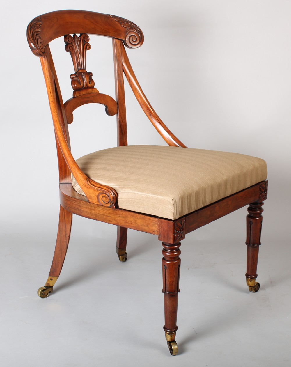 William IV rosewood arm-chair 