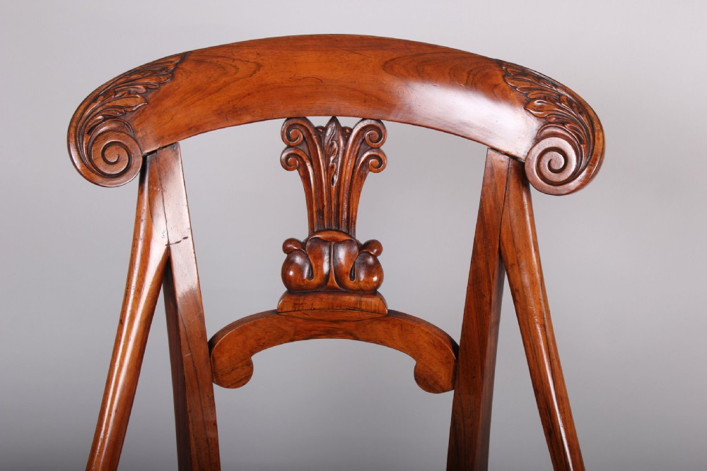 William IV rosewood arm-chair  View III