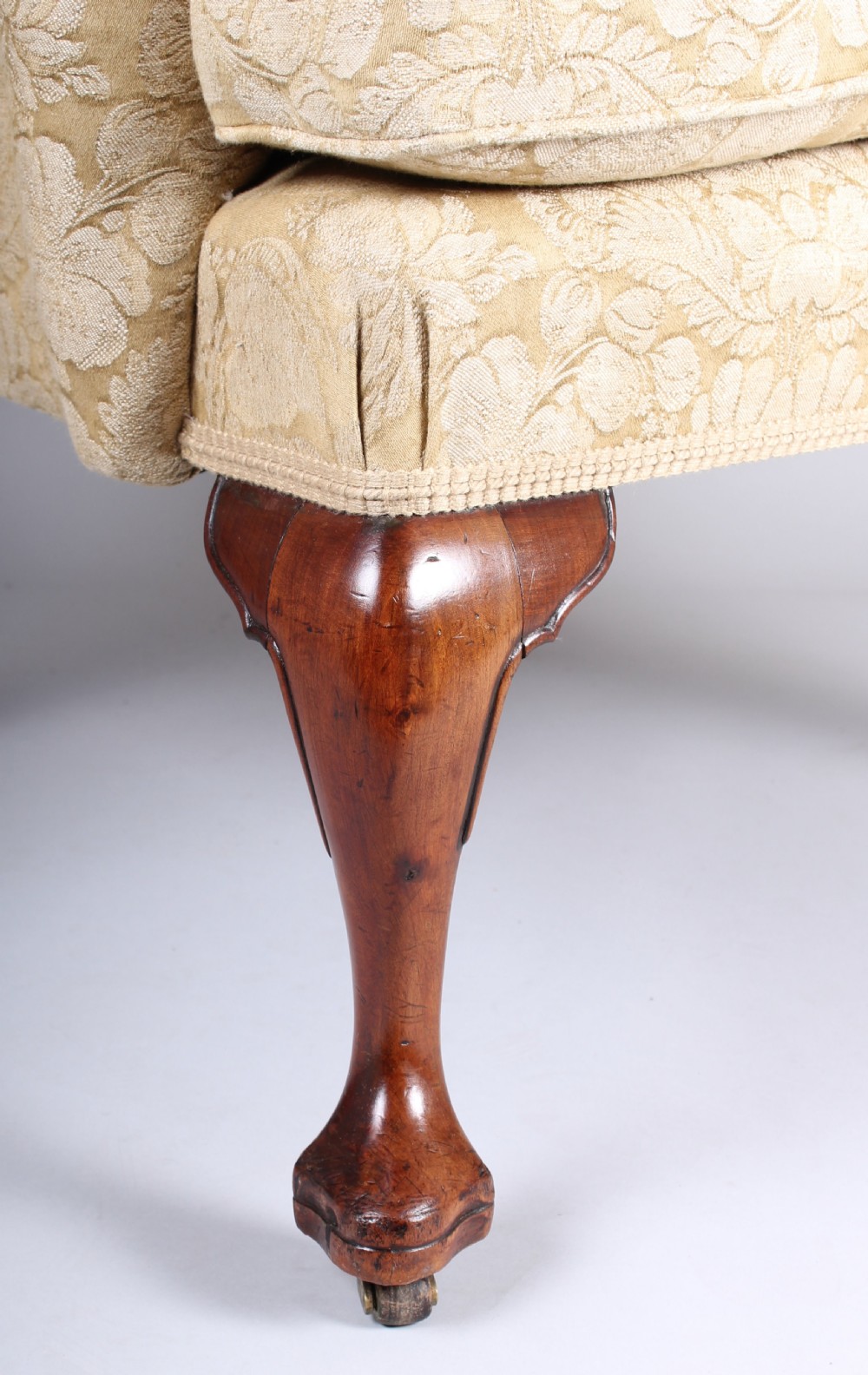 Wing Arm-chair on Walnut Cabriole Legs View V
