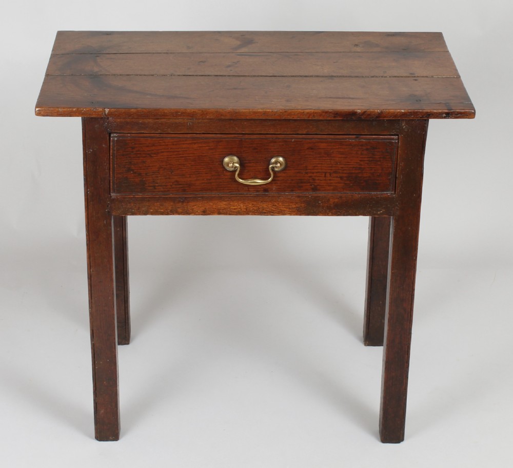 George III Period Oak Side-table View II
