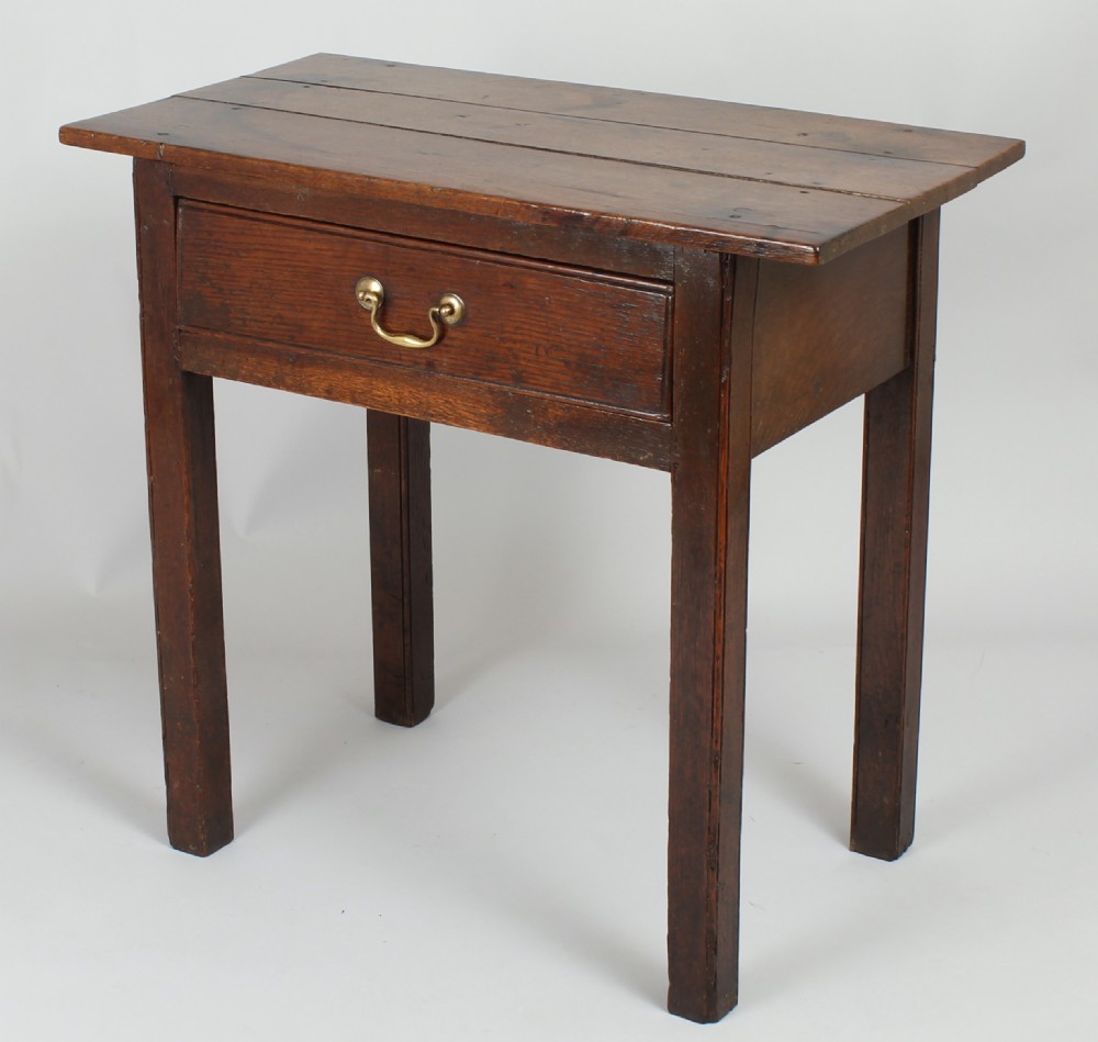 George III Period Oak Side-table View III