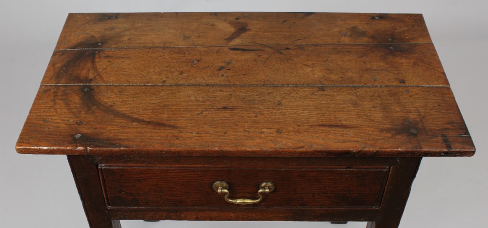 George III Period Oak Side-table View IV