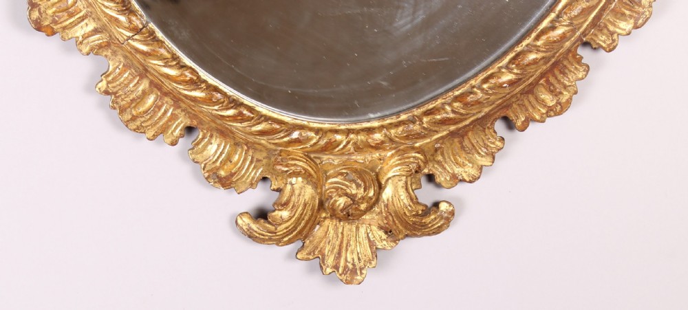 George III Period Carved and Gilt Wood Mirror View IV