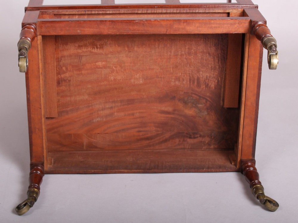 George III Period Mahogany Canterbury  View IV