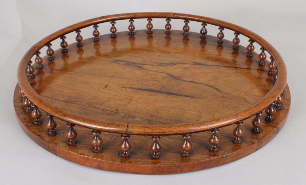 George IV Period Rosewood Tray