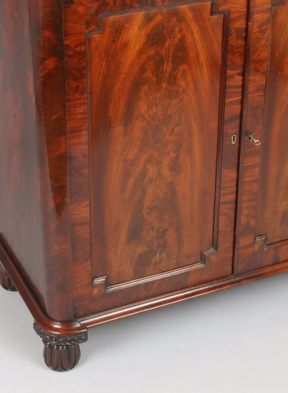 George IV Period Mahogany Cupboard View IV