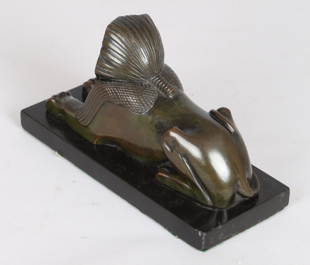 French bronze figure of a Sphinx View II