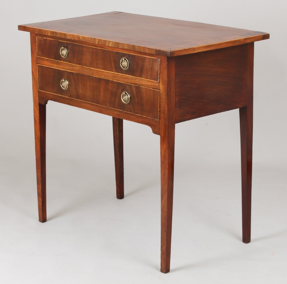 George III period mahogany side-table
