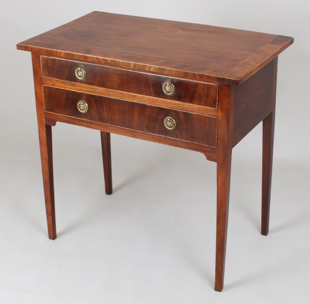 George III period mahogany side-table View IV