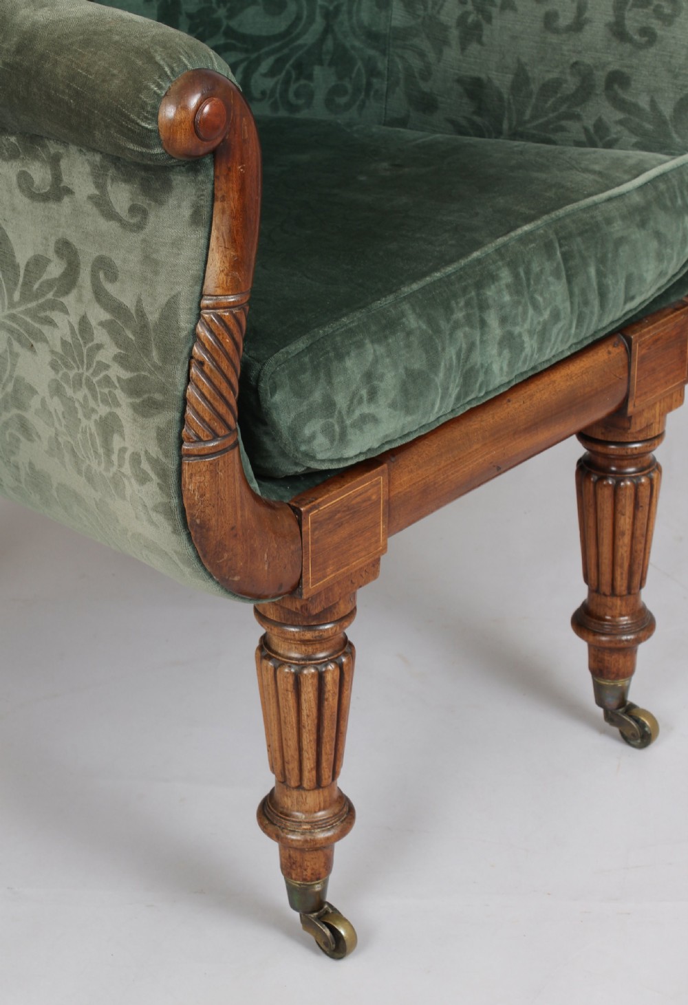 William IV period tall-backed easy-chair View II