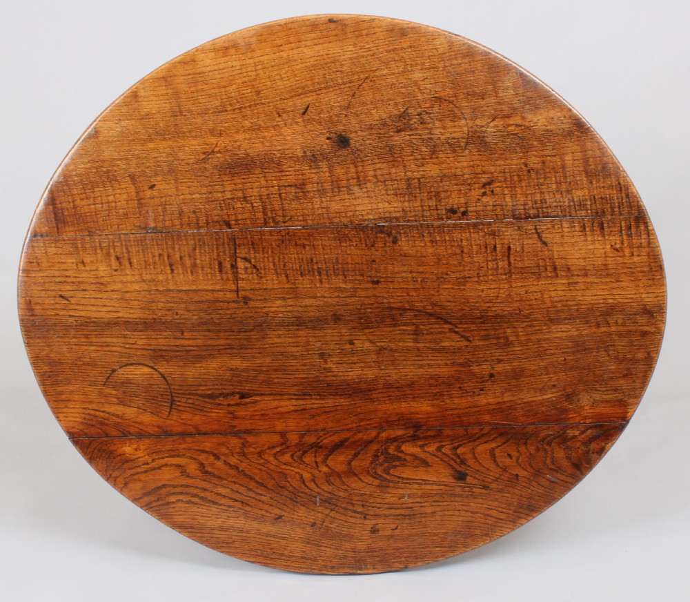 George III period elm table View II