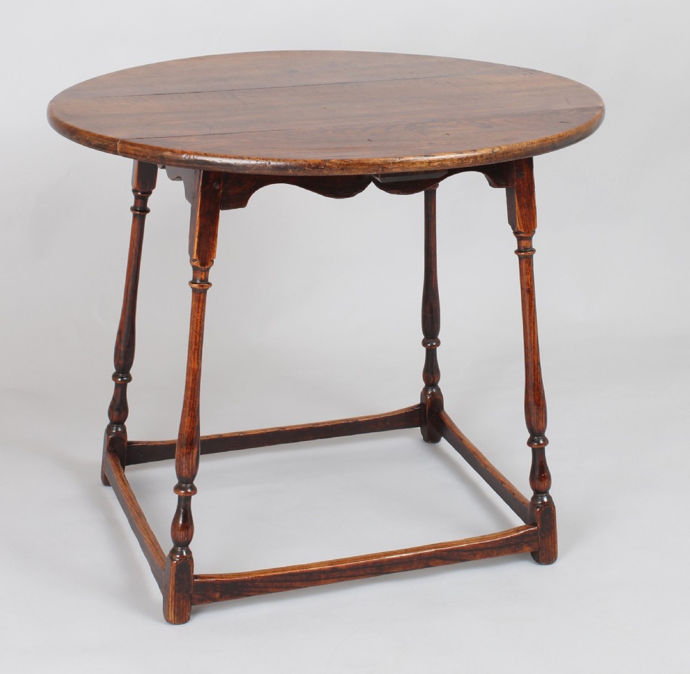 George III period elm table View III