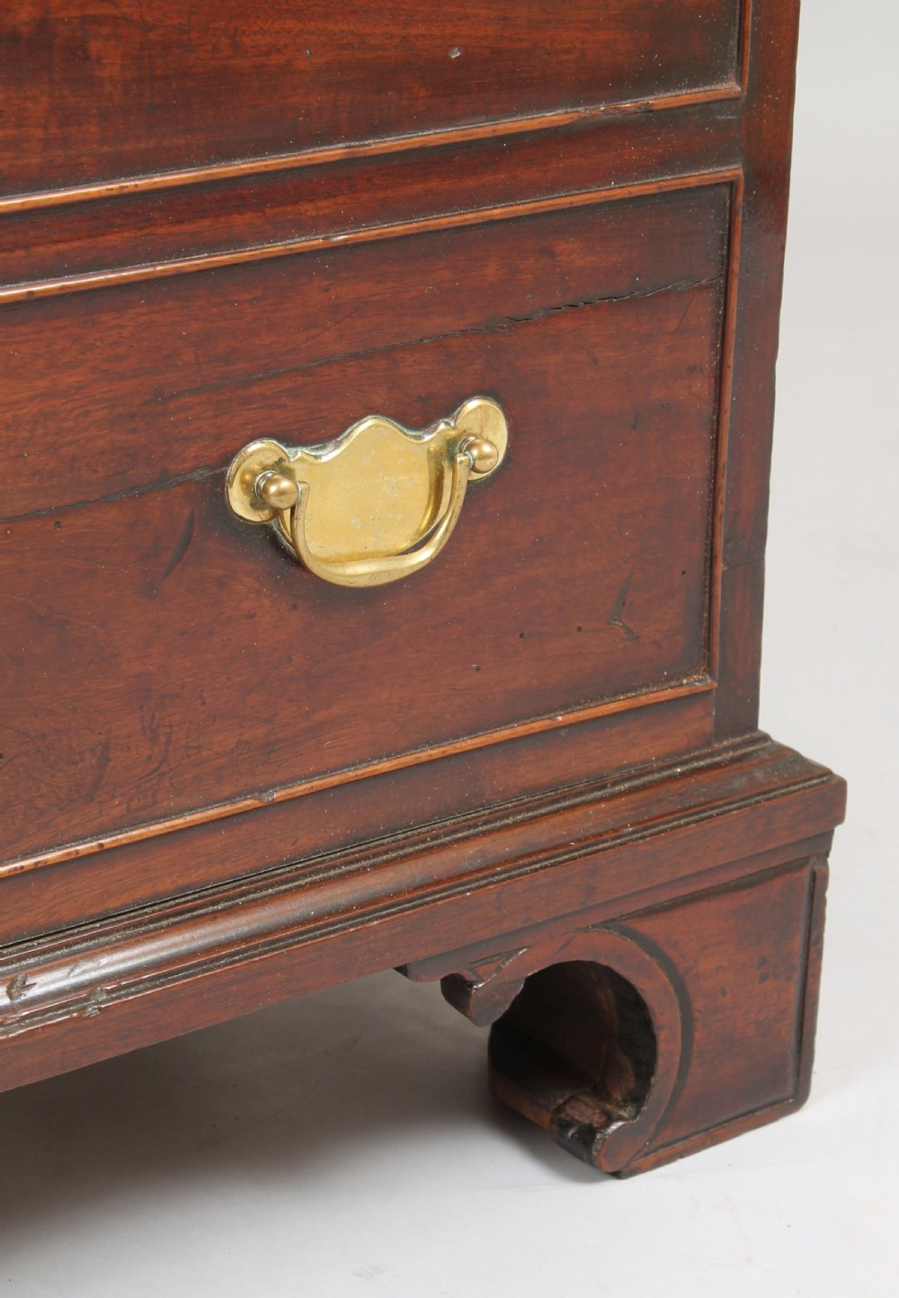 George III period mahogany chest of drawers night-table View IV