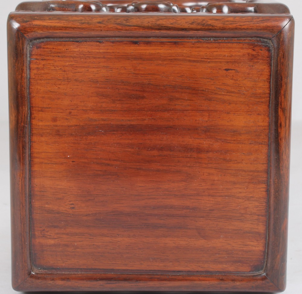 Nineteenth century Chinese hardwood stand View IV