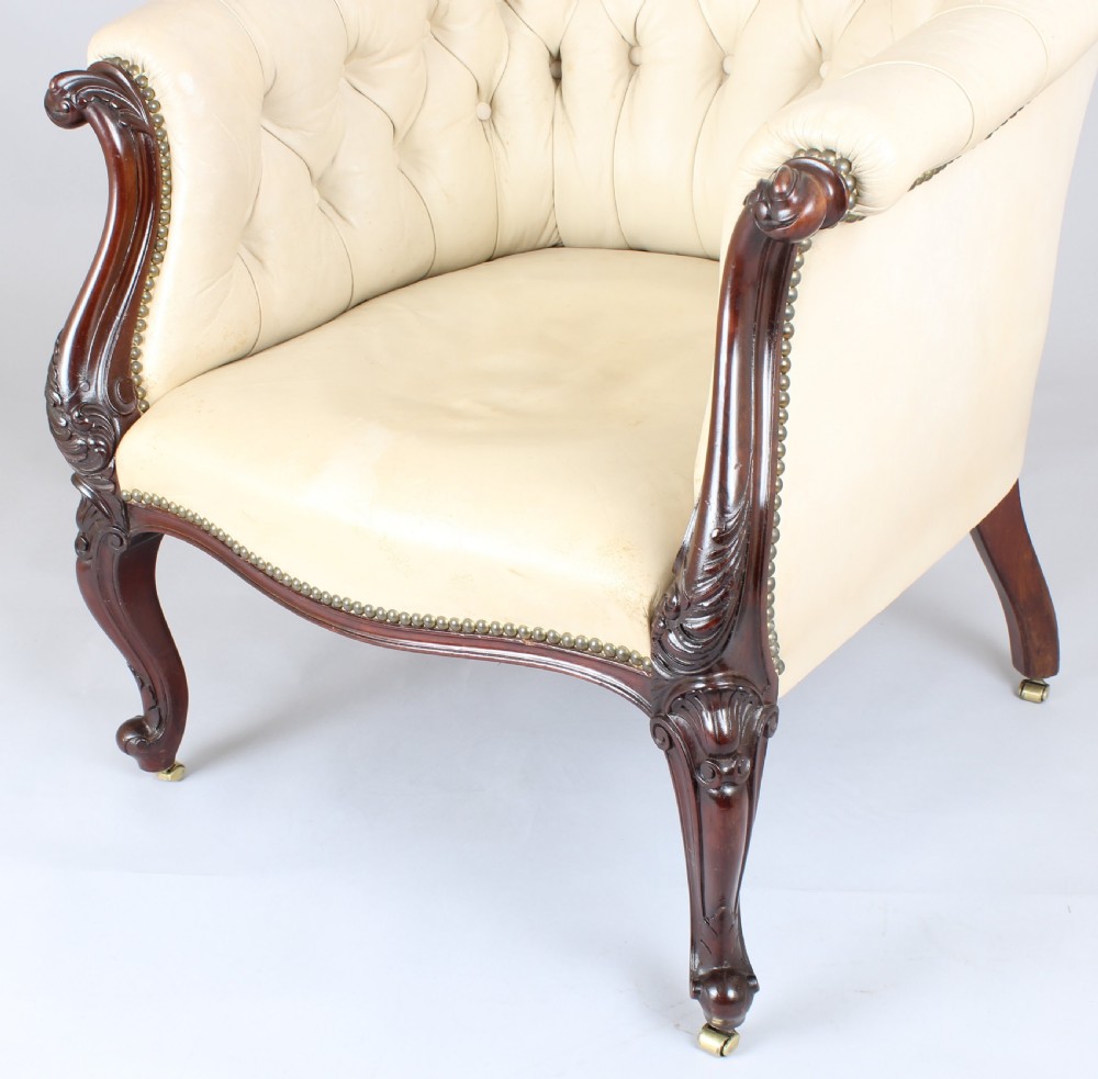 Very fine pair of mahogany tub-chairs  View II