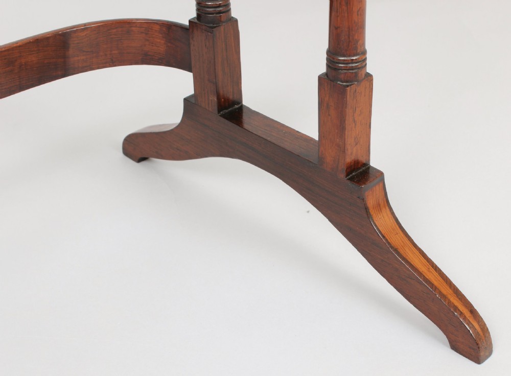 Fine set of George III period quartetto tables View IV