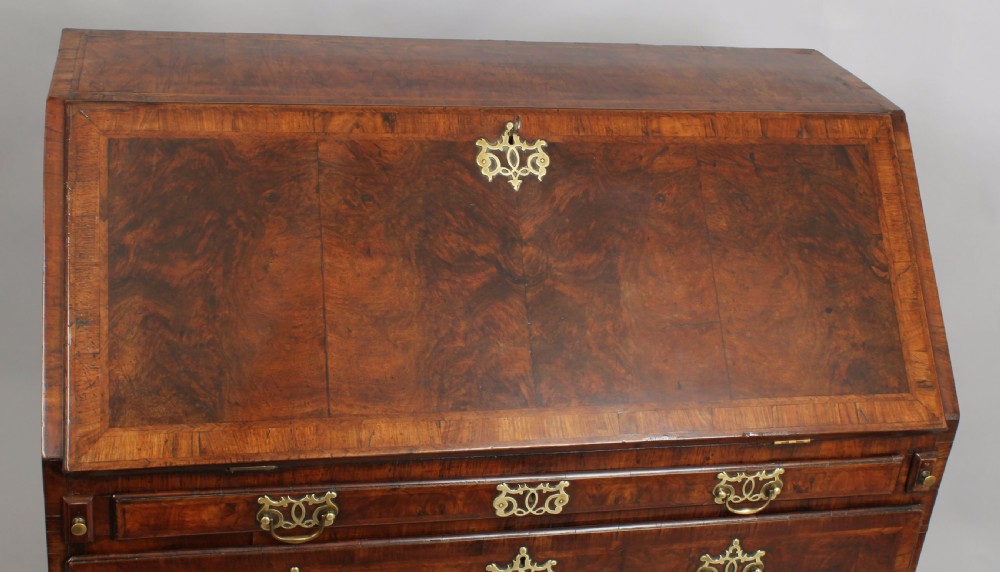 George II period walnut bureau View II