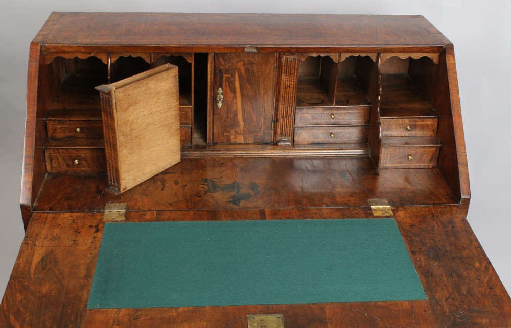 George II period walnut bureau View III